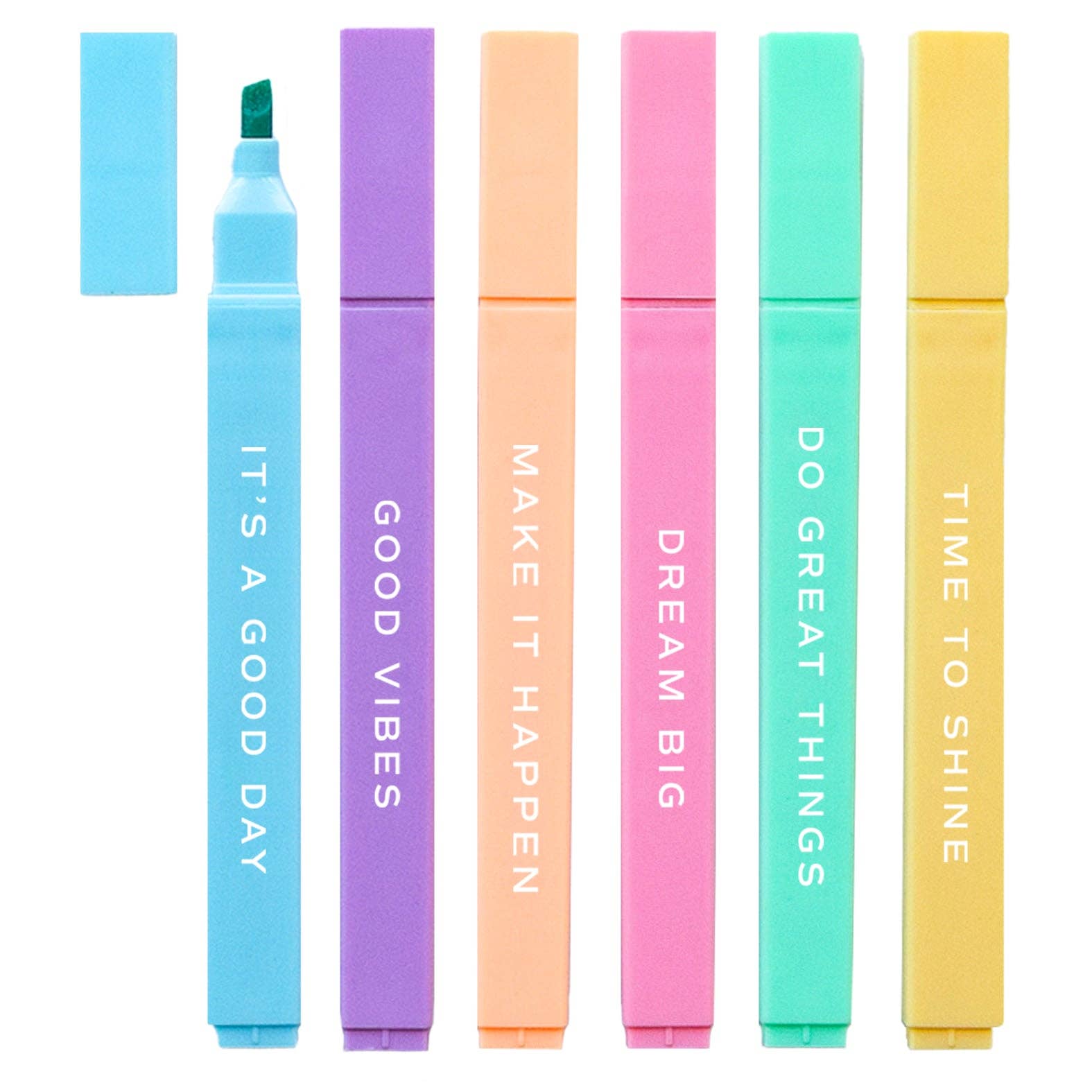 Do Great Things Highlighter Set - Stationery Set - HER Home Design Boutique